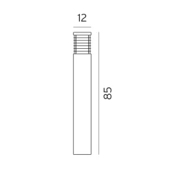 Discount Norlys Halmstad pullert LED 1483