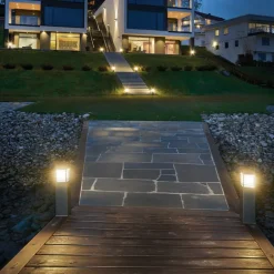 Outlet Norlys Halmstad pullert LED 212 Galvanisert