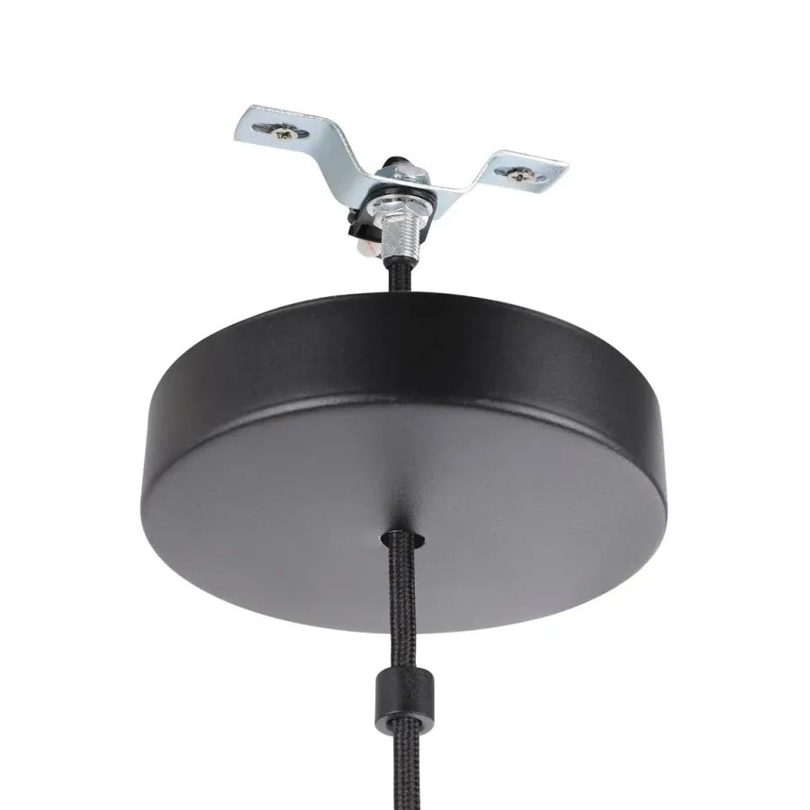Sale Eglo Haxey takpendel 50 cm Svart/ Natur
