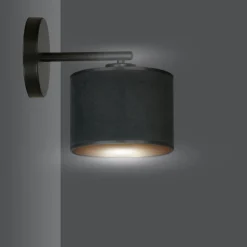 Emibig Hilde vegglampe - Sort/Gullfarget Sort / Gull