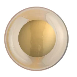 Sale EBB & FLOW Horizon taklampe/vegglampe L Golden Smoke/gull Gull / Røyk