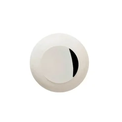 Clearance EBB & FLOW Horizon taklampe/vegglampe medium Krom / kornet latte