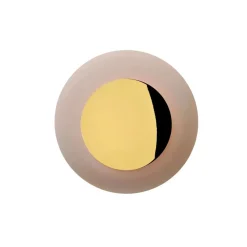 Clearance EBB & FLOW Horizon taklampe/vegglampe medium Krom / kornet latte
