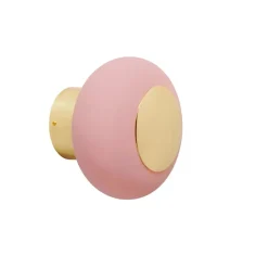 Clearance EBB & FLOW Horizon taklampe/vegglampe medium Krom / kornet latte