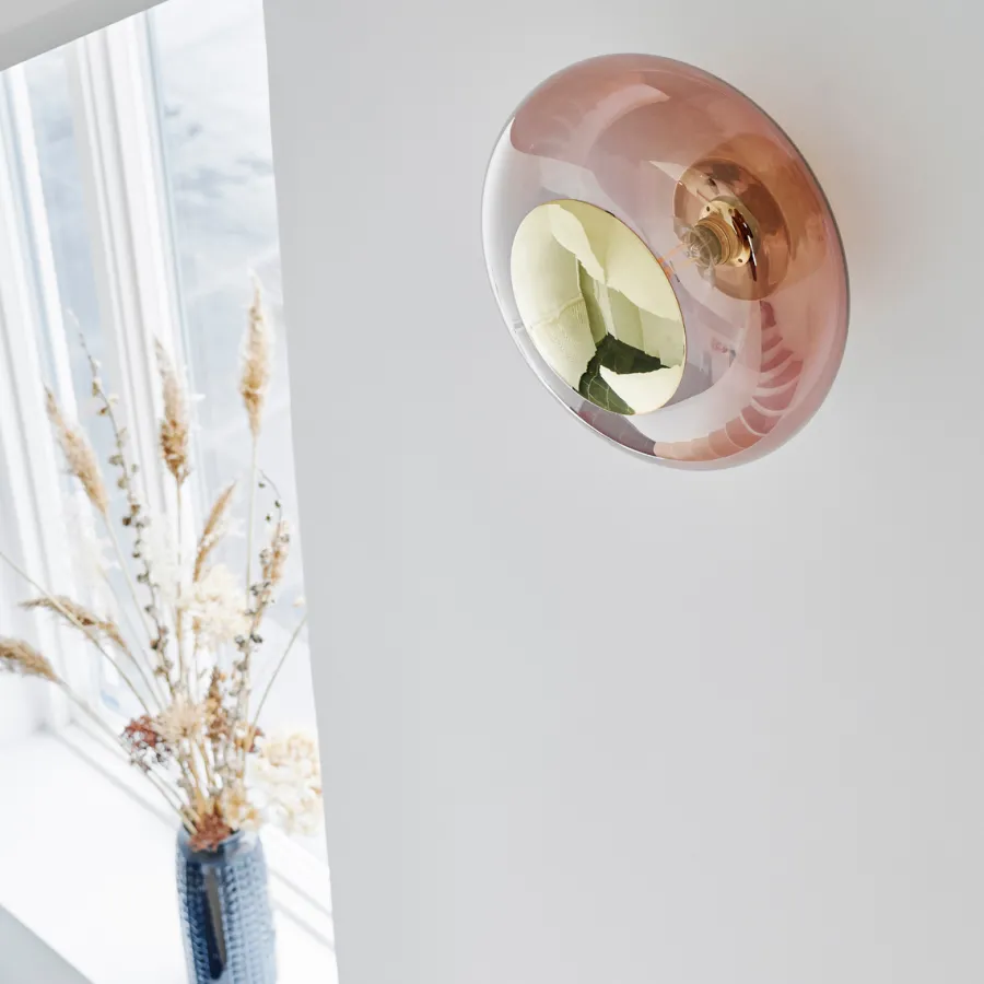 Outlet EBB & FLOW Horizon taklampe/vegglampe M - Korall