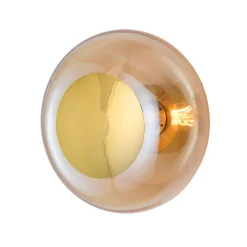 Online EBB & FLOW Horizon taklampe/vegglampe M Golden Smoke/gull Gull / Røyk