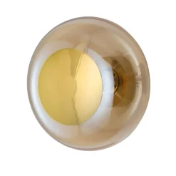 Online EBB & FLOW Horizon taklampe/vegglampe M Golden Smoke/gull Gull / Røyk