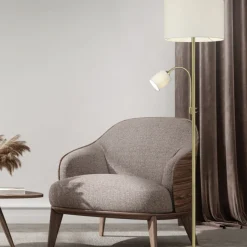 Clearance Trio Lighting Hotel gulvlampe - farge Messing