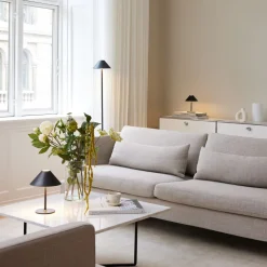 Discount Halo Designs Hygge bordlampe 19 oppladbar - Grafitt Svart