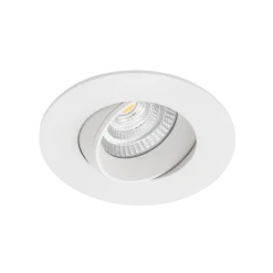 Discount Norlux Icarus lavtbyggende downlight Isosafe 7W RA95 2700K 68-83 mm dimbar - Hvit