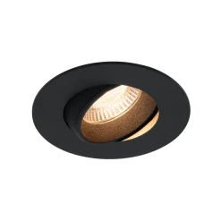 Norlux Icarus lavtbyggende downlight Isosafe 7W RA95 2700K 68-83 mm dimbar - Svart