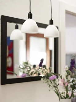 Clearance Nielsen Light Ida takpendel 12 cm 2-pak - Hvit/Svart Hvit / Svart