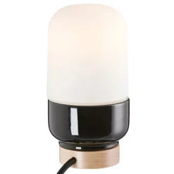New Ifø Electric Ifø Ohm 100 / 190 bordlampe Svart / Opal glass