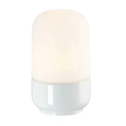 Outlet Ifø Electric Ifø Ohm 100/170 tak/vegg 8W led dimbar IP44 - /Opal glass Hvit