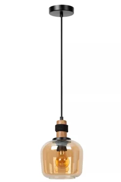New Lucide Ilona takpendel 18 cm Amber