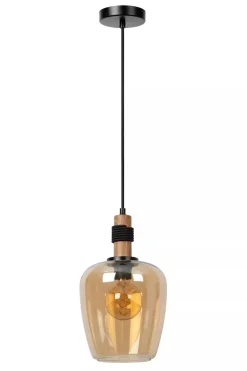 Hot Lucide Ilona takpendel 22 cm Amber