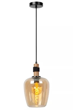 Hot Lucide Ilona takpendel 22 cm Amber