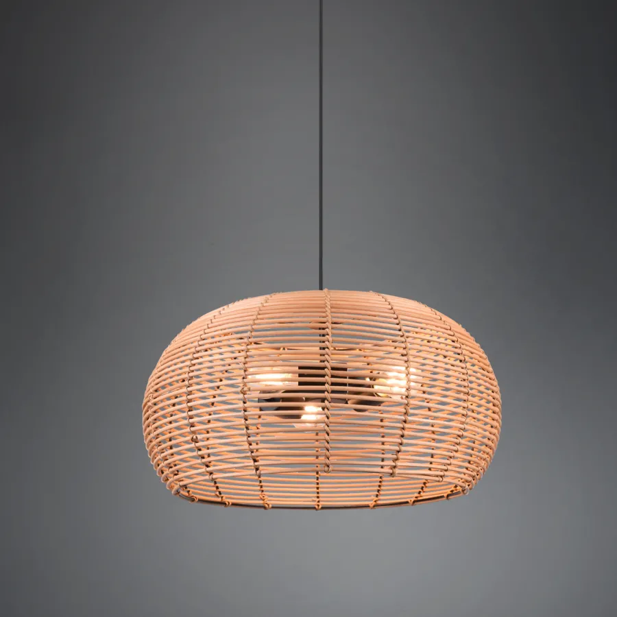 New Trio Lighting Inga takpendel 50 - Natur