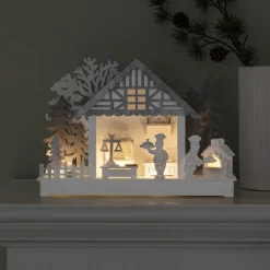 Best Konstsmide Juleby med baker - /grå Hvit