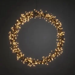 New Konstsmide Julekrans 50 cm 600 led dimbar