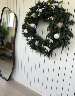 Clearance Trend Collection Julekrans 100 cm uten lys - Grønn
