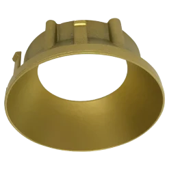 New Lightup Kappa Round Front Ring Gold Hvit