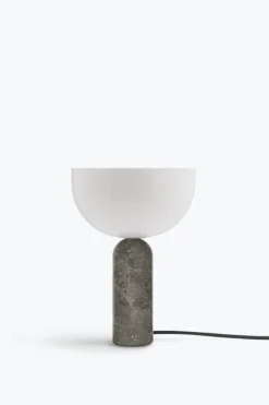 New Works Kizu bordlampe small 35 cm Grå marmor / hvit