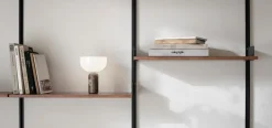 New New Works Kizu Portable bordlampe - marmor Grå