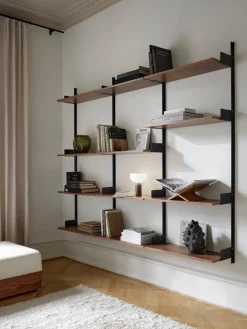 New New Works Kizu Portable bordlampe - marmor Grå
