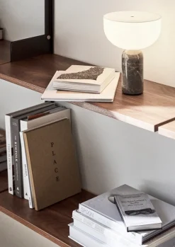 New New Works Kizu Portable bordlampe - marmor Grå