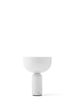 Outlet New Works Kizu Portable bordlampe - marmor Hvit