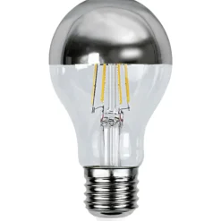 Hot Ms - belysning Krom topp filament E27 LED 4W 2700K 60mm - Klar Klar / Krom