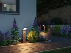 Best Paulmann Kulma pullert utendørs IP44 7,5W 3000 Kelvin 50 cm - Sensor Antrasitt