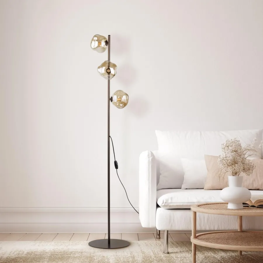 Outlet TK Lighting Lava gulvlampe 3-lys