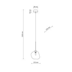 New TK Lighting Lava takpendel 1-lys