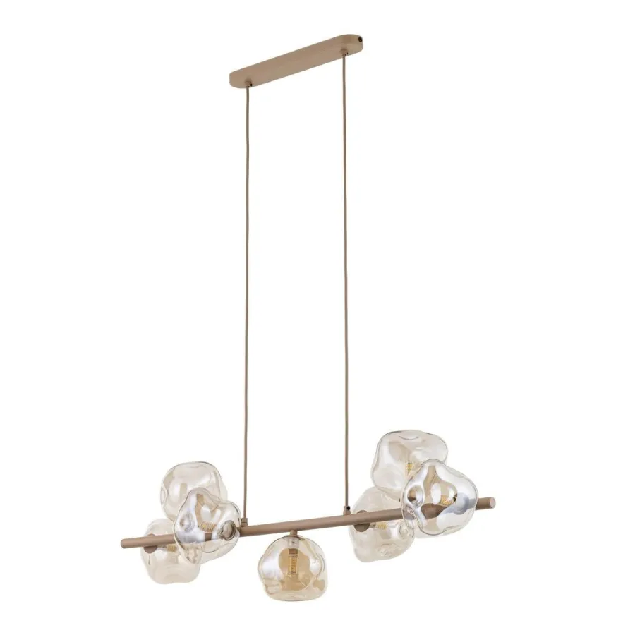 Best TK Lighting Lava takpendel 7-lys 90 cm