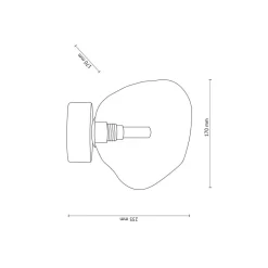 Discount TK Lighting Lava tak/vegglampe