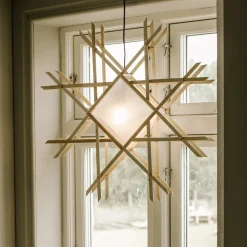 New Globen Lighting Lea adventsstjerne 70 cm - Natur