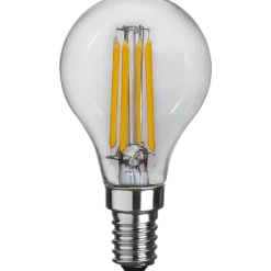 Sale Star Trading LED E14 P45 lav spenning 12-24 volt Hvit