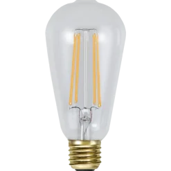 Best Star Trading Led filament 3,6W uniterm dimbar 60mm Hvit