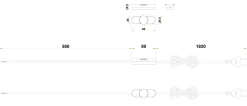 Online NorDesign Ledningsdimmer 2,5 meter med støpsel