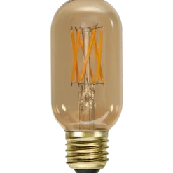 Discount Star Trading LED-pære 3,7W dimbar, Vintage Gold 45mm E27 Amber