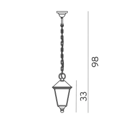 Discount Norlys London 481A taklampe Svart