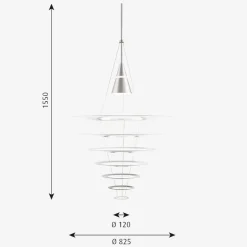 Louis Poulsen Enigma taklampe Ø82