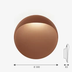 Hot Louis Poulsen Flindt utendørs vegglampe Ø30