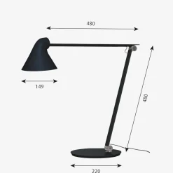 Online Louis Poulsen NJP bordlampe