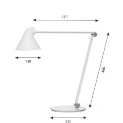 Online Louis Poulsen NJP bordlampe