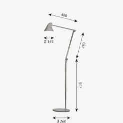 Online Louis Poulsen NJP gulvlampe