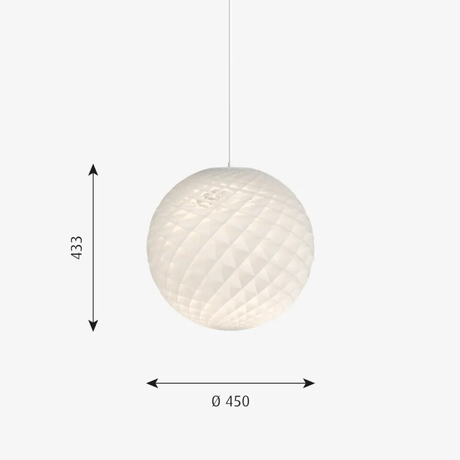Louis Poulsen Patera Ø45 Hvit