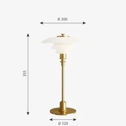 Discount Louis Poulsen PH 2/1 bordlampe